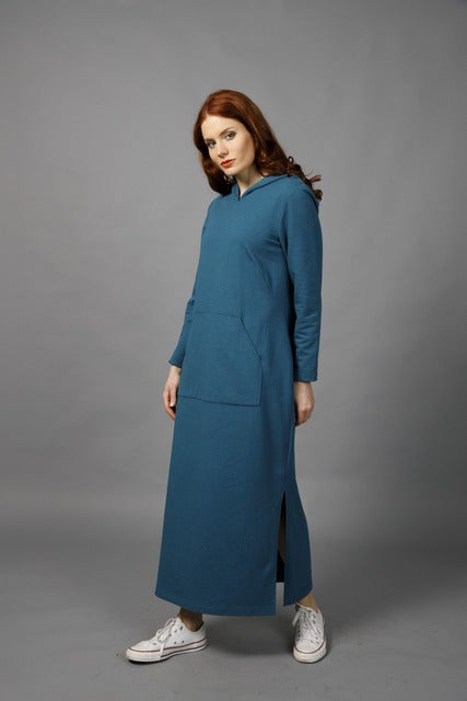 LEYBERT’s MAXI HOODED DRESS