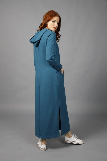 LEYBERT’s MAXI HOODED DRESS