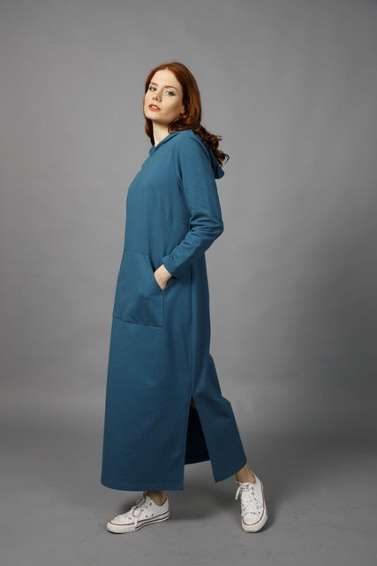 LEYBERT’s MAXI HOODED DRESS