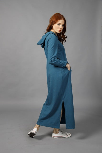 LEYBERT’s MAXI HOODED DRESS